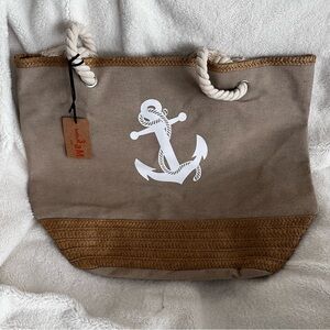 Anker Canvas Large Tote Bag: NWT